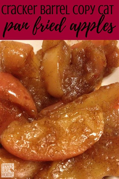 Simple And Easy Pan Fried Apples This Southern Recipe Uses Cinnamon Butter And Brown Sugar