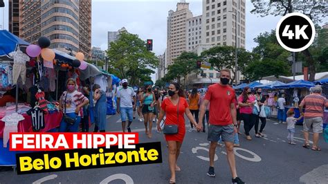 feira hippie belo horizonte mg na rua 4k youtube