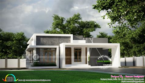 Beautiful Single Storied Villa 1000 Sq Ft Kerala Home Design And