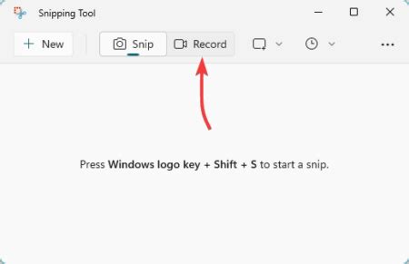 How To Record Screen Using Snipping Tool In Windows