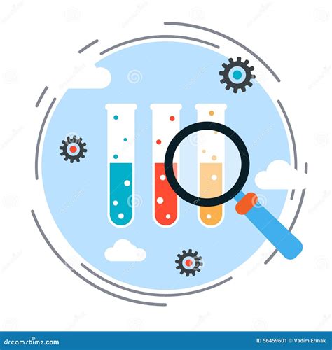 Science Research Vector Concept Stock Vector Illustration Of