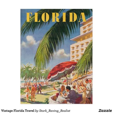 Vintage Florida Travel Postcard In 2020 Travel Postcard
