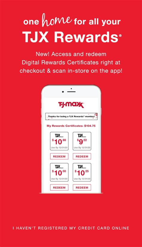 10% starter discount, 5x points and exclusive savings at 4 brands: TJX Rewards® Credit Card - T.J.Maxx