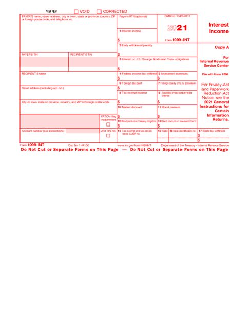 Boost Efficiency With Our Editable Form For 1099 Int Form