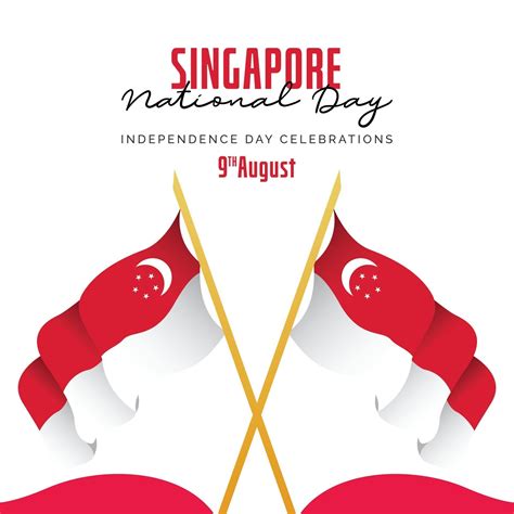 Singapore Independence Day Banners Template 2996470 Vector Art At Vecteezy