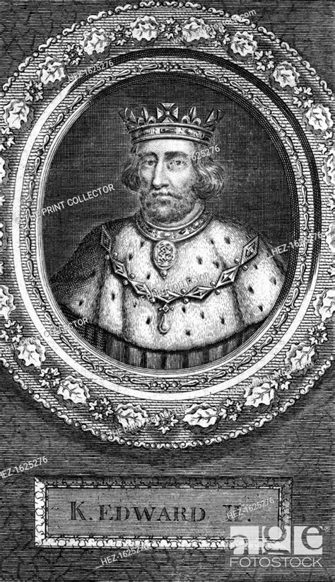 King Edward Ii Of England 18th Century Portrait Of Edward 1284
