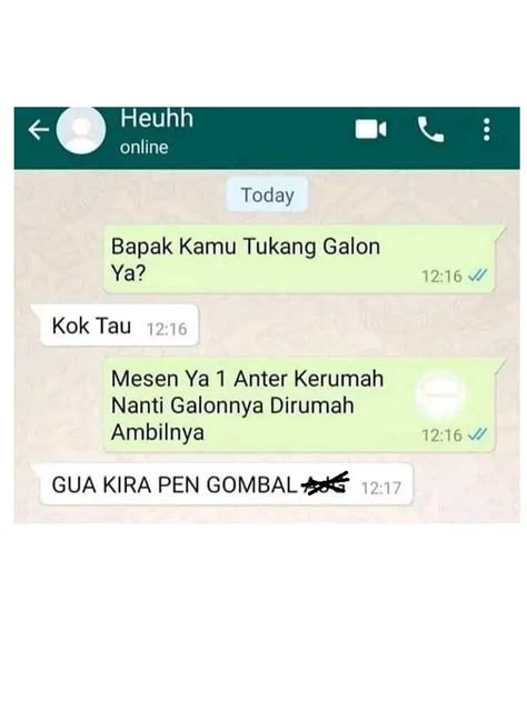 6 Chat Gagal Gombal Ini Kocak Banget Balasan Penuh Plot Twist Hot