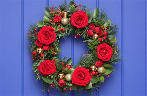 How To Make A Floral Christmas Wreath
