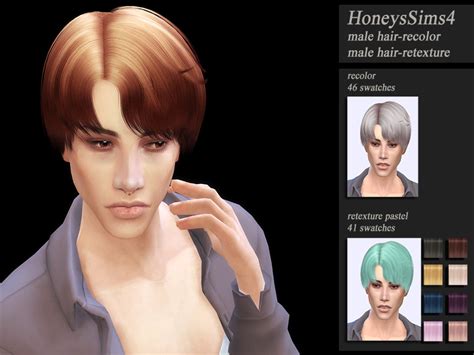 Sims 4 Hairs ~ The Sims Resource Adedarma S Jungkook Hair Retextured