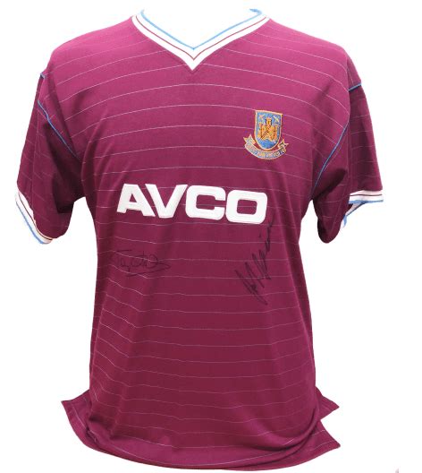 Cottee And Mcavennie 1986 West Ham United Signed Shirt