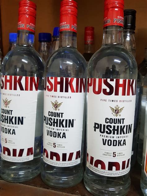 750ml Pushkin Vodka Siyatsha Trading