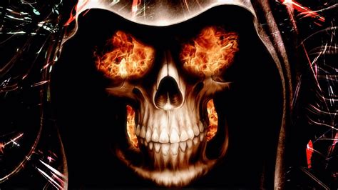 55 Flaming Skulls Wallpapers On Wallpaperplay Skull Wallpaper