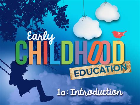 Early Childhood Education 1a Introduction Edynamic Learning