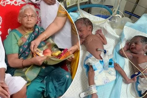74 Year Old Indian Woman Gives Birth To Twin Girls Yall Know What