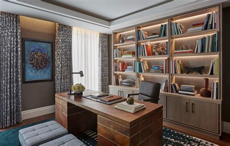 Designing A Home Office With A Library With 3d Room Design Office Dream