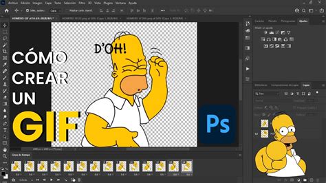 C Mo Crear Un Gif En Adobe Photoshop Tutorial