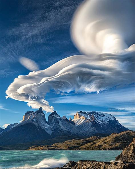Lenticular Clouds Chile Credit Michael Fung Rmeteorology