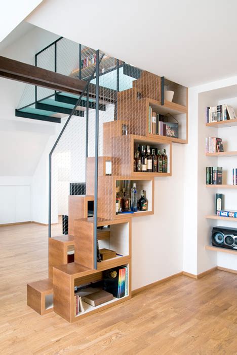 Steps To Saving Space 15 Compact Stair Designs For Lofts Urbanist