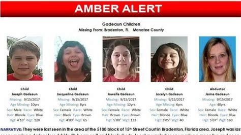Amber Alert Issued For 4 Children Wear