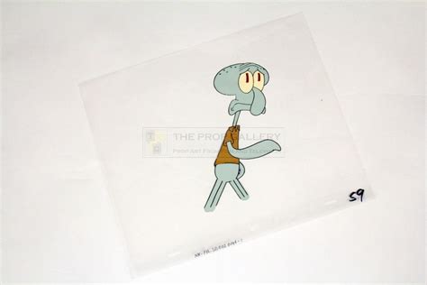 The Prop Gallery Squidward Animation Cel