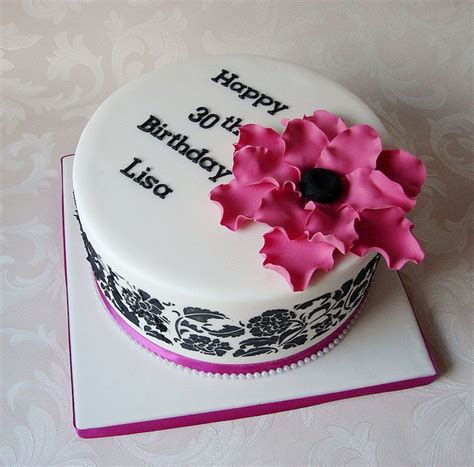 Make sure there's a cake involved! Cake Themes for Women | 30th Birthday Cakes Ideas For ...