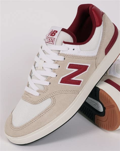 New Balance 574 Trainers Tanburgundy 80s Casual Classics