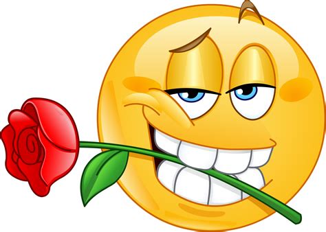 Rose In Mouth Emoji Decal