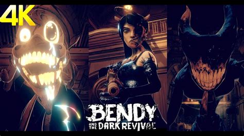 Bendy And The Dark Revival All Boss Fight And Ending 4k