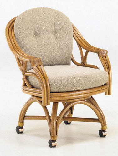 The frames are built in solid hard wood. Rattan Specialties Caster Chair available at www ...