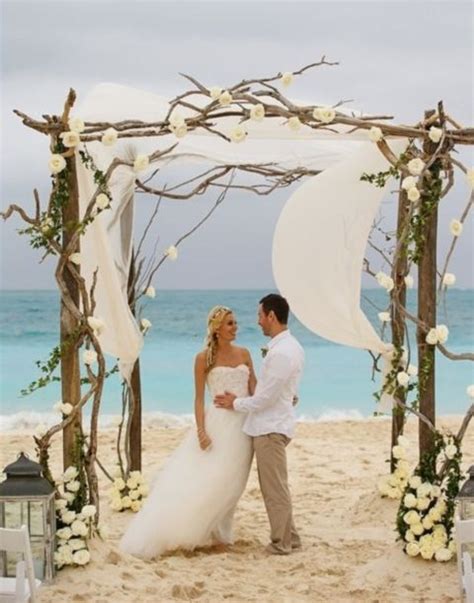 40 Great Ideas Of Beach Wedding Arches Deer Pearl Flowers