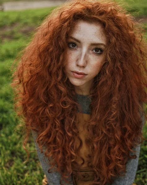 Beautiful Red Hair Beautiful Redhead Red Freckles Red Curls Brown