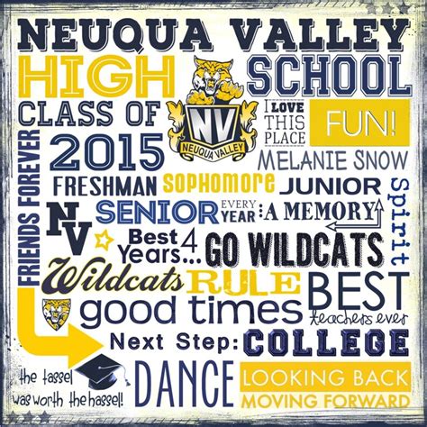 High School Word Art Personalized For Your Student Available Etsy