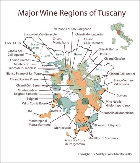 Swe Wine Map 2015 Italytuscany Wine Wit And Wisdom Tuscany
