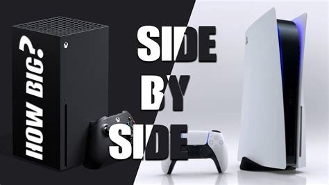 Ps5 Console Size And Comparison To Xbox Series X Side By Side Thanks To