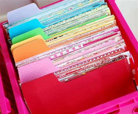20 Scrapbook Paper Storage Ideas The Scrap Shoppe