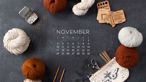 Free Downloadable November Calendar - KnitPicks Staff Knitting Blog