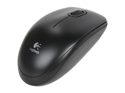 Logitech B100 910 001439 Black Wired Optical Mouse