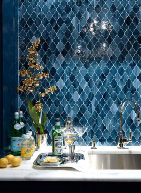 36 Stunning Mosaic Tiled Wall For Your Bathroom ~