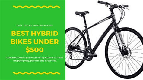 Top Hybrid Bicycles Below 500 Dollars In October 2023