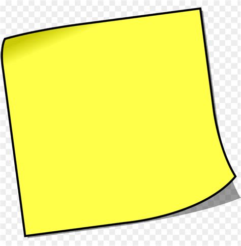 Yellow Sticky Notes Clipart Png Photo 30124 Toppng