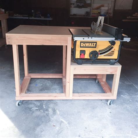 Table Saw Extension Table — 3x3 Custom Table Saw Extension Portable