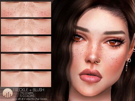 5 Colors Found In Tsr Category Sims 4 Female Skin Details The Sims