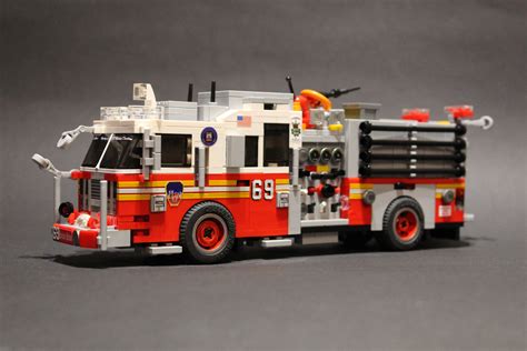 First To The Flames Lego Fire Engine Nyfd Lego Fire Lego Books Lego