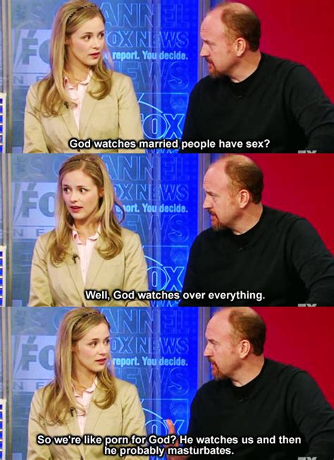 Louis Ck “god Watches Married People Have Sex” Funny Pictures