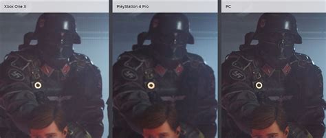 Wolfenstein Ii En Xbox One X Vs Playstation 4 Pro Vs Pc