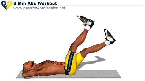 8 Min Abs Workout Level 1 Youtube