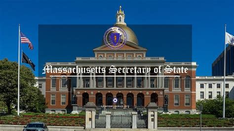 Secretary Of State Massachusetts License Lookup
