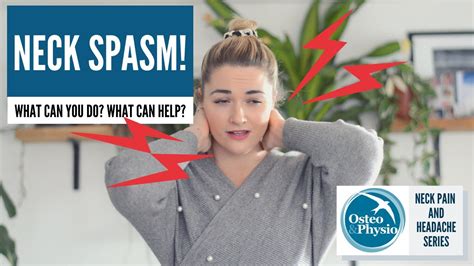 What To Do When Your Neck Spasms Youtube