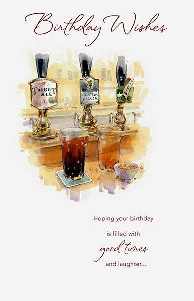 Birthday Wishes Beer Card