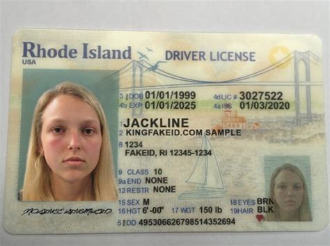 Rhode Island Driver License New Ri Us Fake Id Fast Fake Id